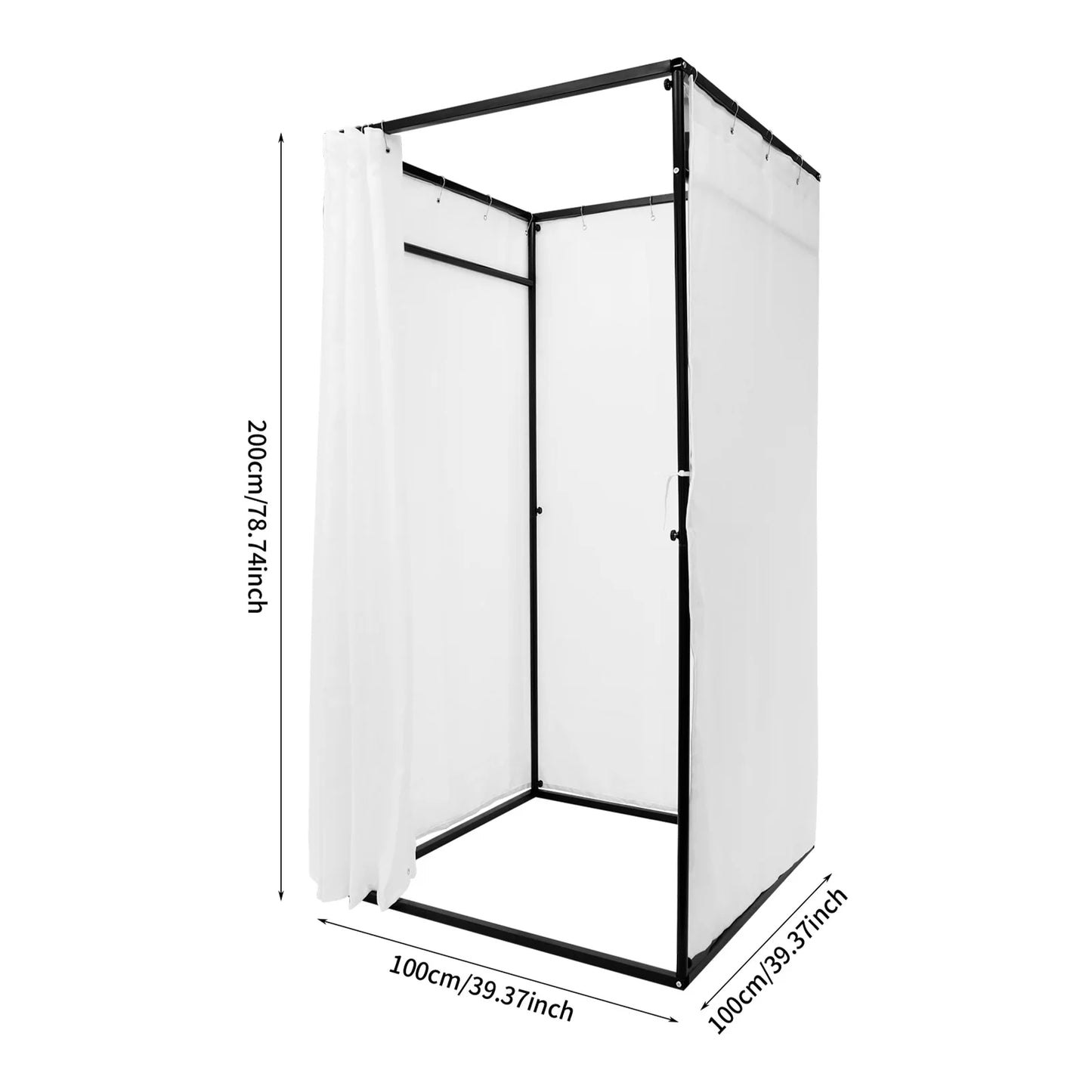 Portable Clothing Store Fitting Room Dressing Solution