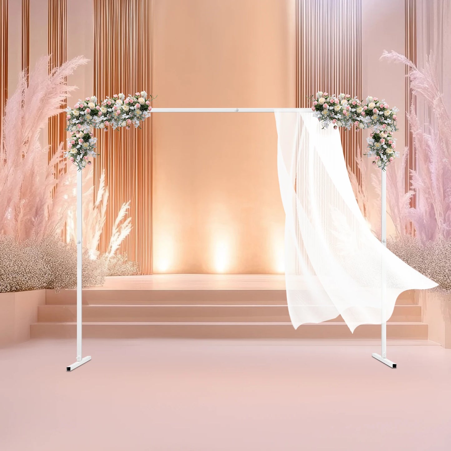 NONECN Metal Arch Wedding Balloon Holder With Adjustable Height