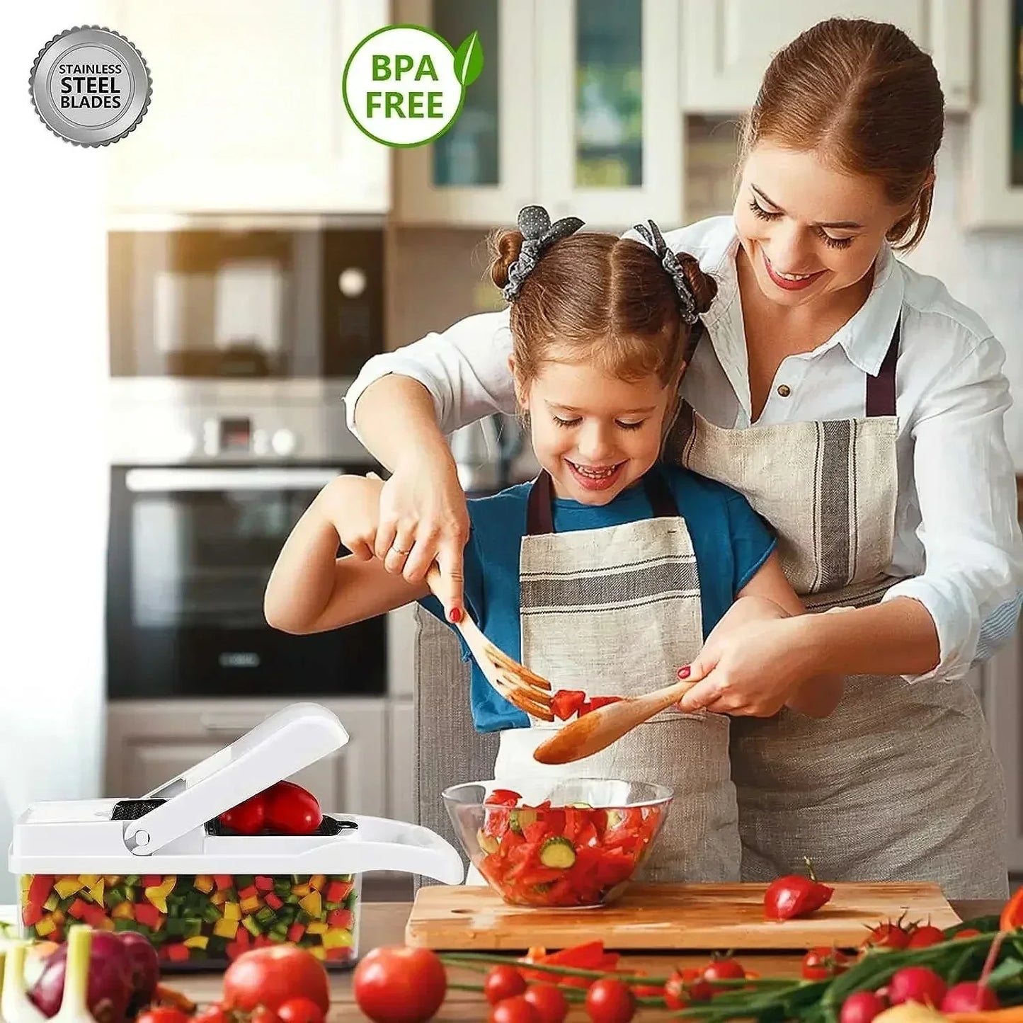 Multifunction Vegetable Cutter And Food Chopper Kitchen Gadget