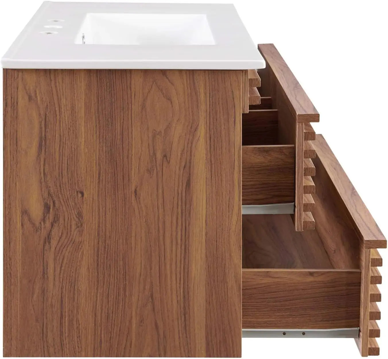 XMSJ Wall Mount Bathroom Vanity Render for Modern Baths