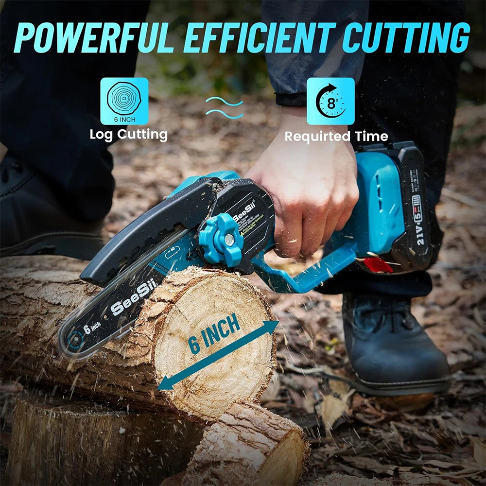 Seesii 2 In 1 Cordless Pole Saw And MiniChainsawPro