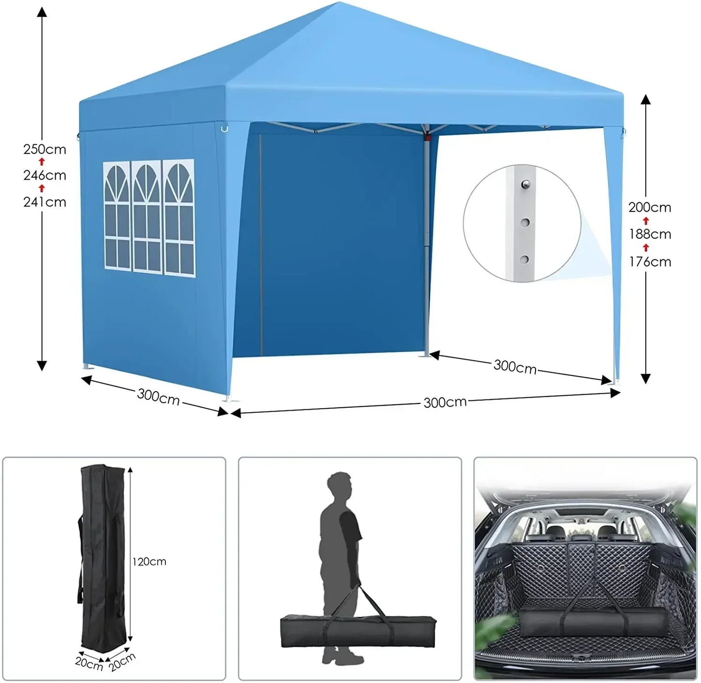 Guangdong CN Sunshade Gazebo Portable Outdoor Shelter