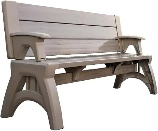 DAFIFY 2in1 Outdoor Bench and Picnic Table Foldable
