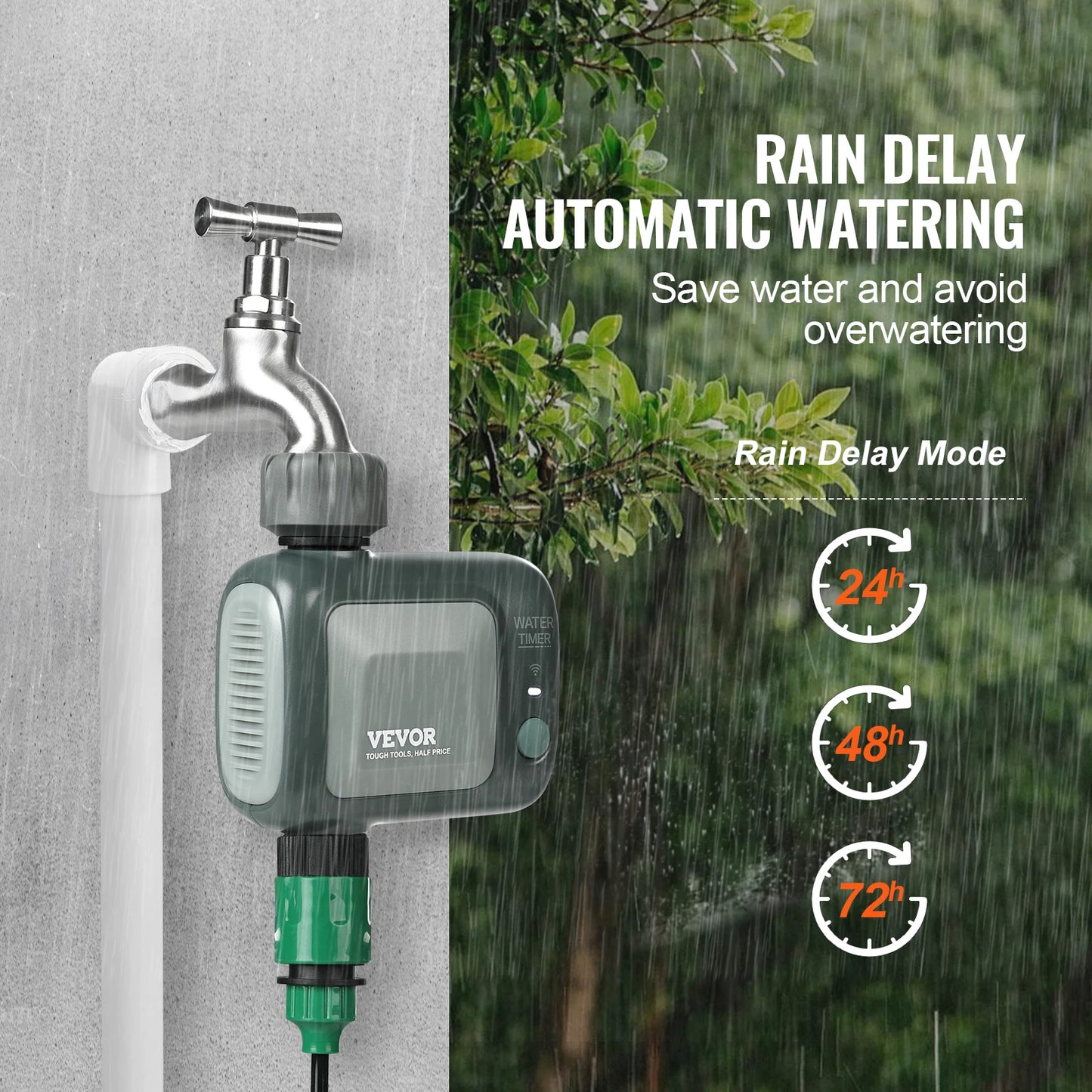 WiFi Sprinkler Timer For Hose Faucet With App Control