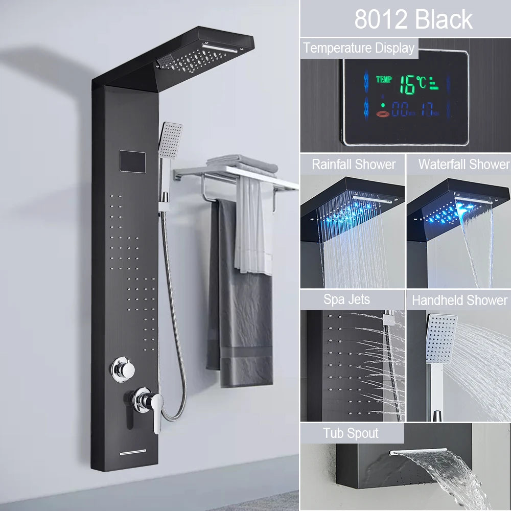 Big Boss Home And Garden LED Light Shower Panel System