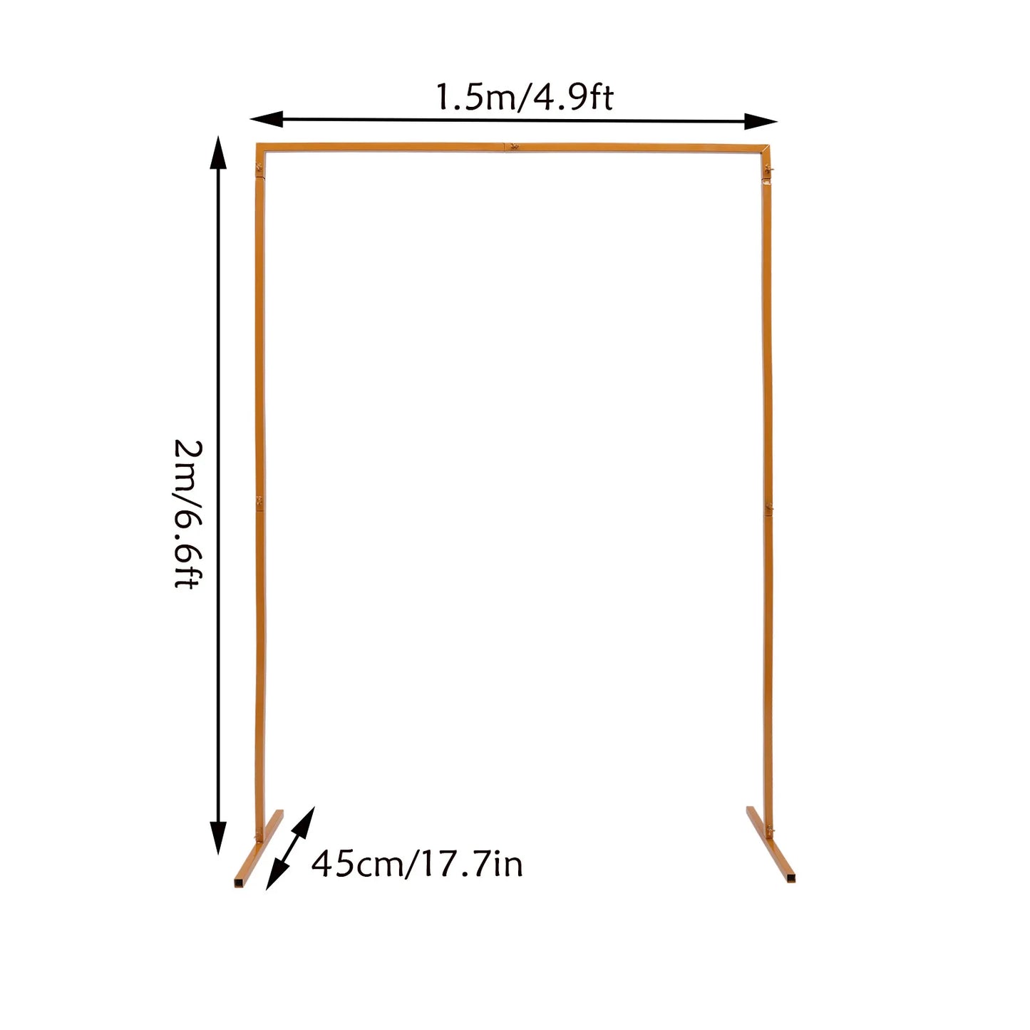 Metal Backdrop Stand For Wedding Arches And Balloon Arch Frame