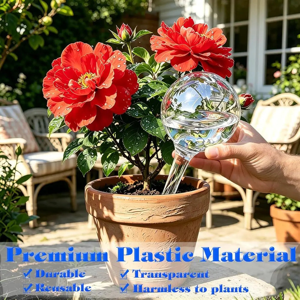 Clear Plastic Self-Watering Bulbs for Indoor Outdoor Plants