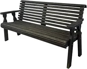 Dafify Amish Outdoor Roll Back Bench Heavy Duty Patio