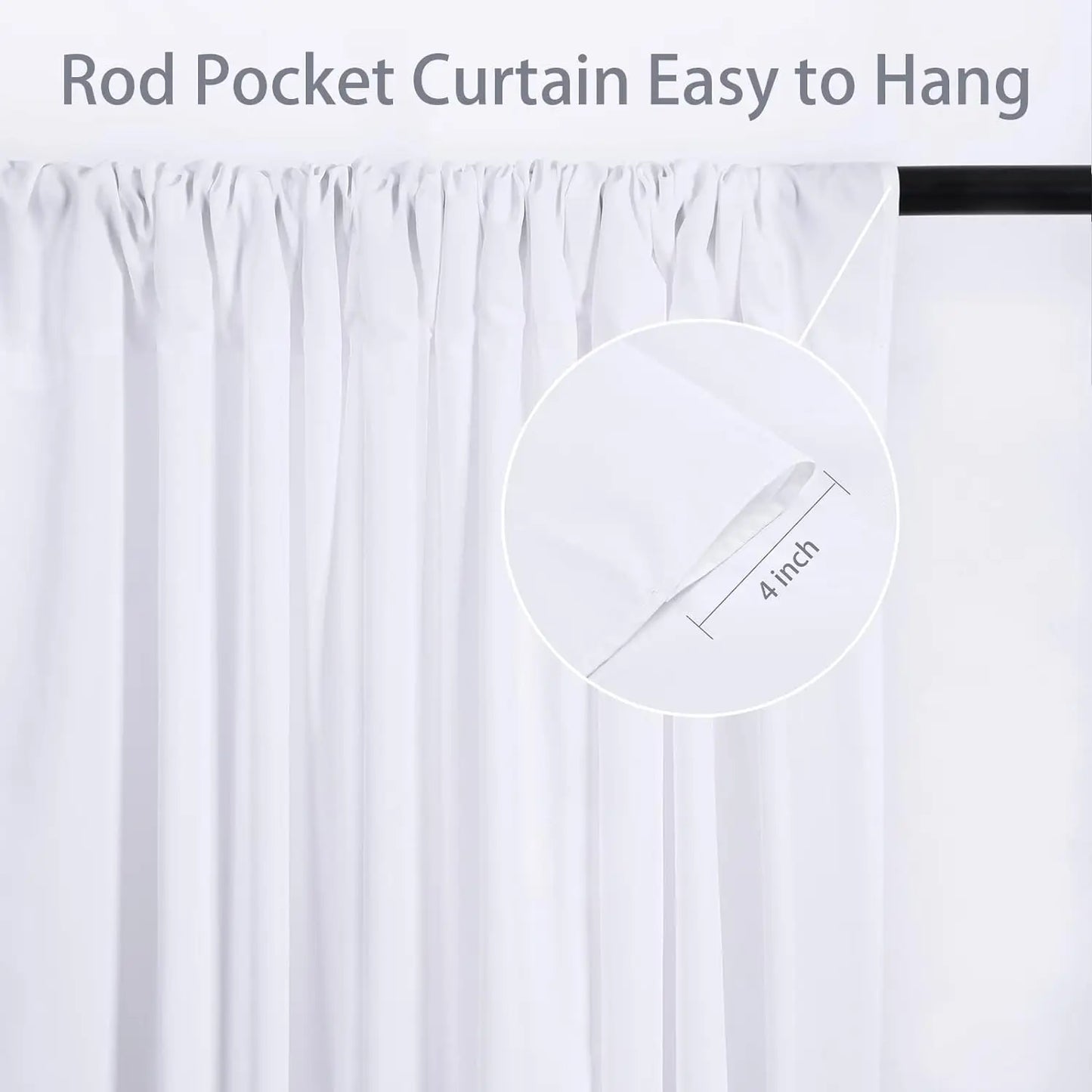 Hign-Concerned Polyester Backdrop Curtains For Weddings