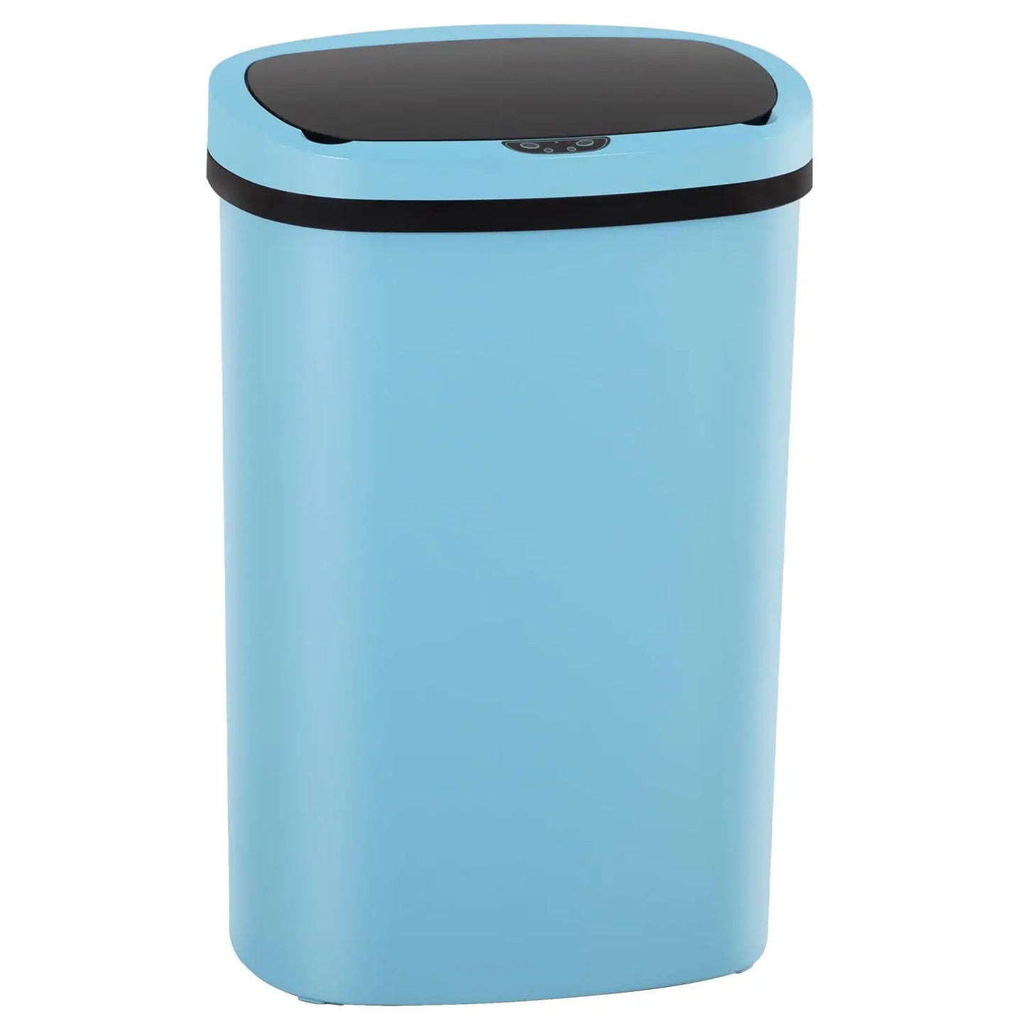 13 gallon kitchen trash can with lid automatic trash can, kitchen bedroom bathroom office waterproof trash can