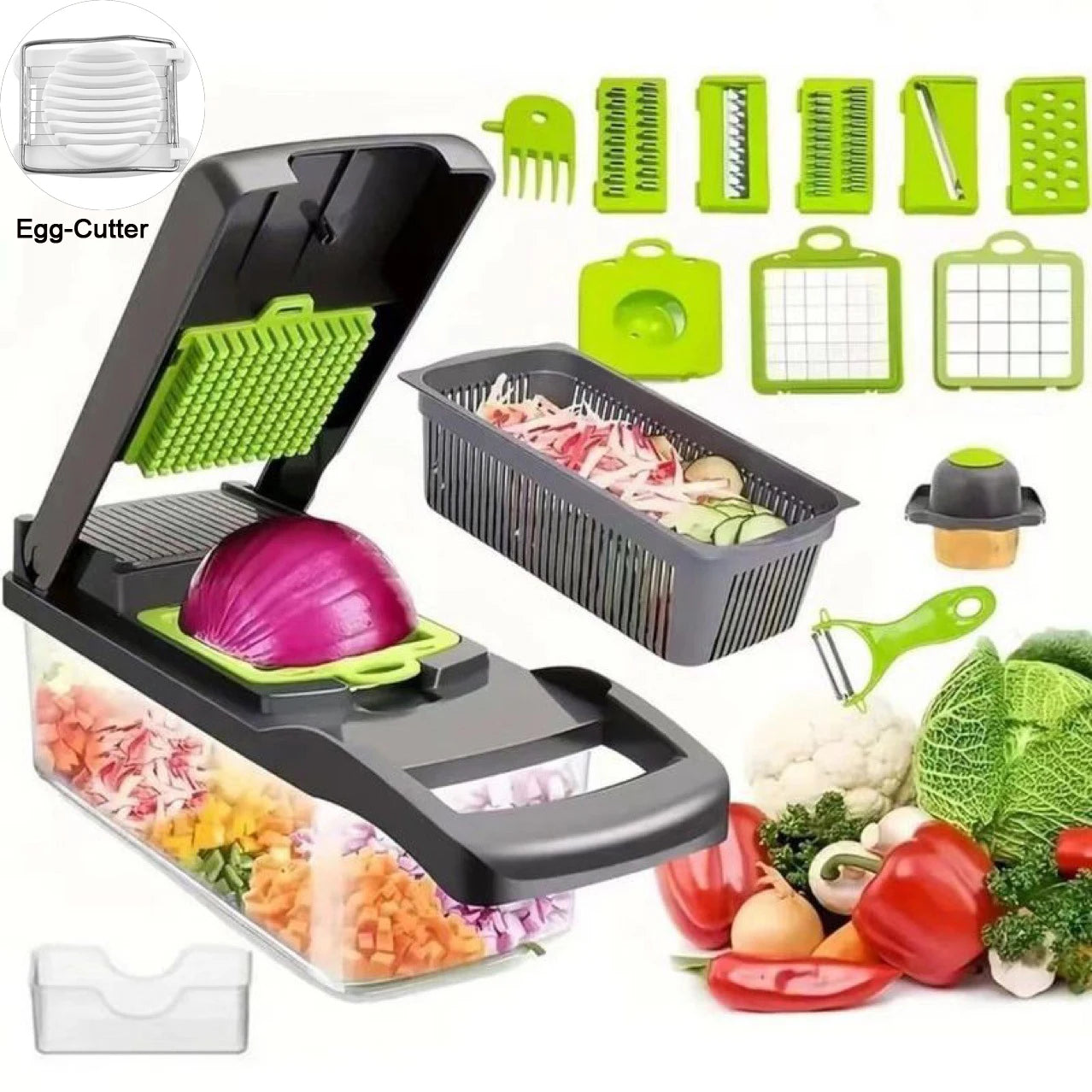 Multifunction Vegetable Cutter And Food Chopper Kitchen Gadget