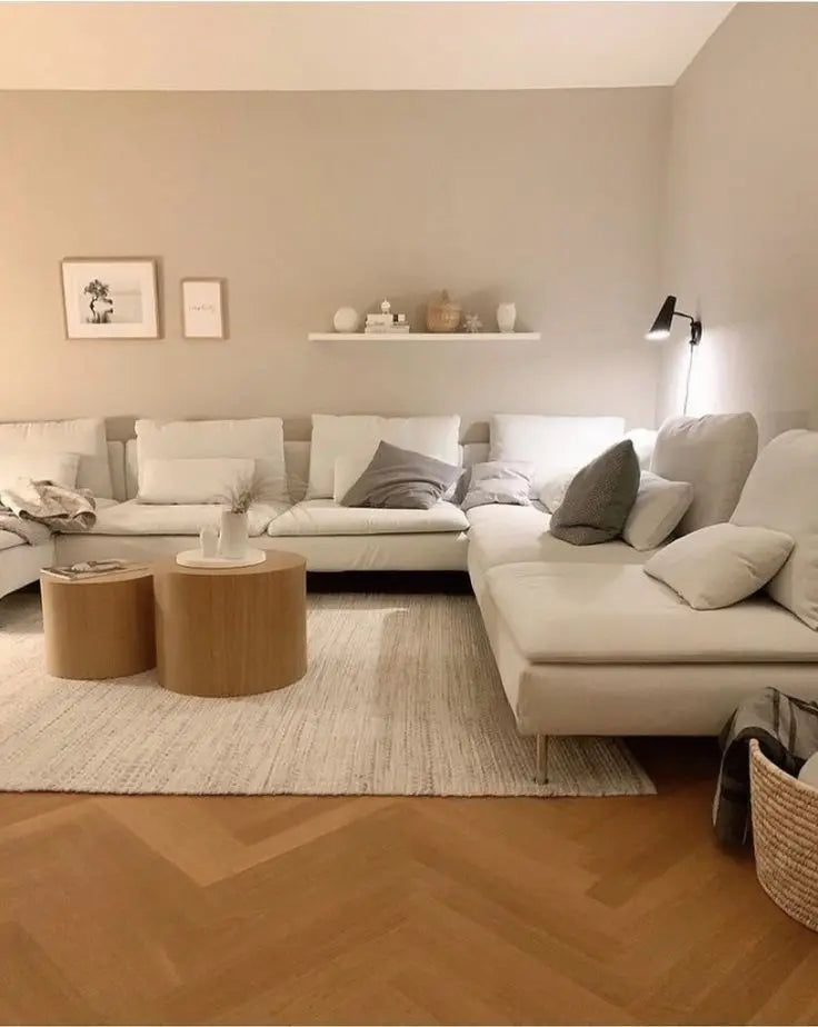 Modular Fabric L Shaped Sectional Sofa Set for Home Office