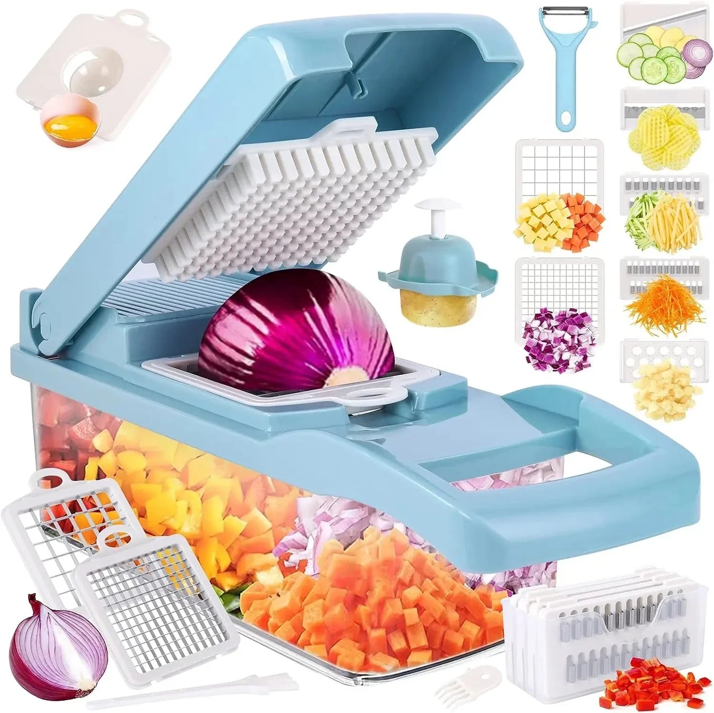 Multifunction Vegetable Cutter And Food Chopper Kitchen Gadget