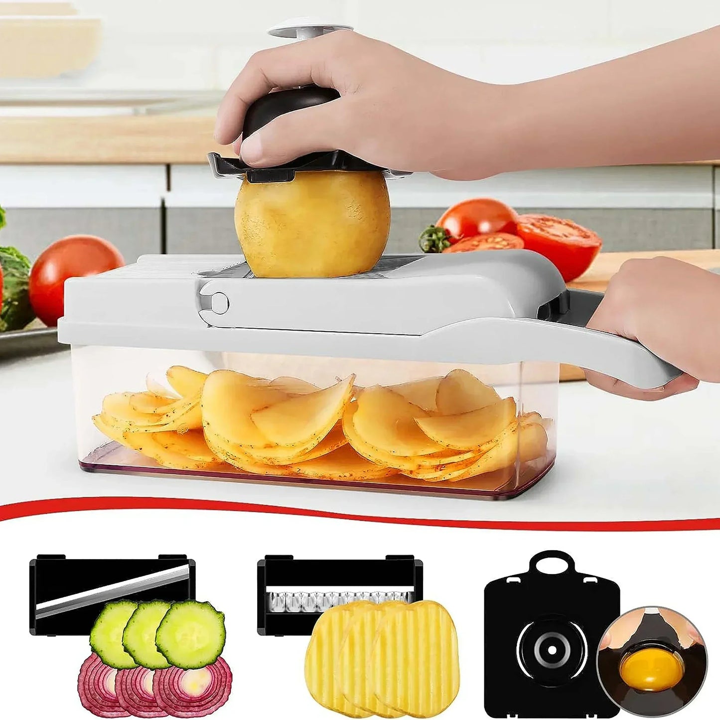 Multifunction Vegetable Cutter And Food Chopper Kitchen Gadget