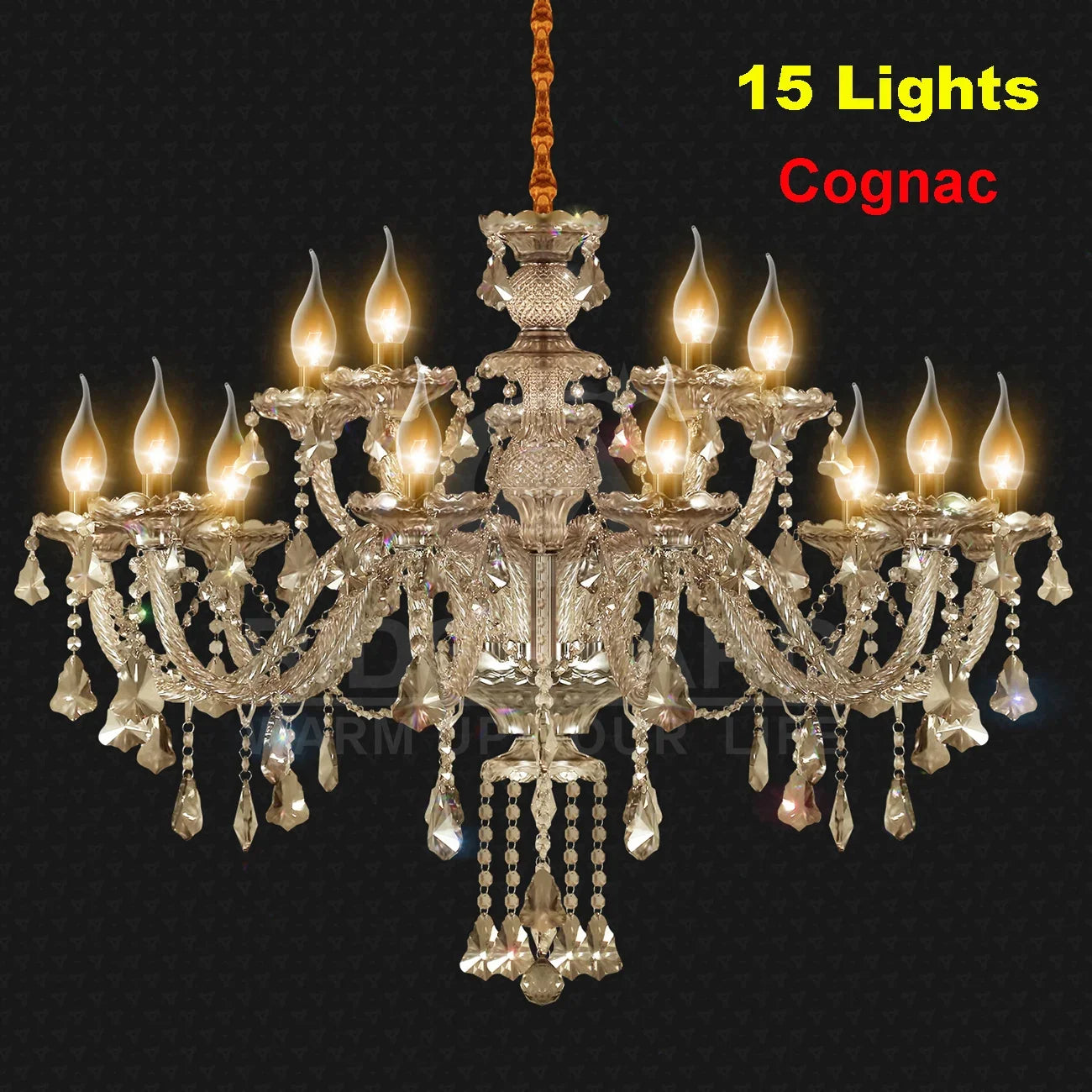Ridgeyard K9 Crystal Chandelier Four To Eighteen Arms