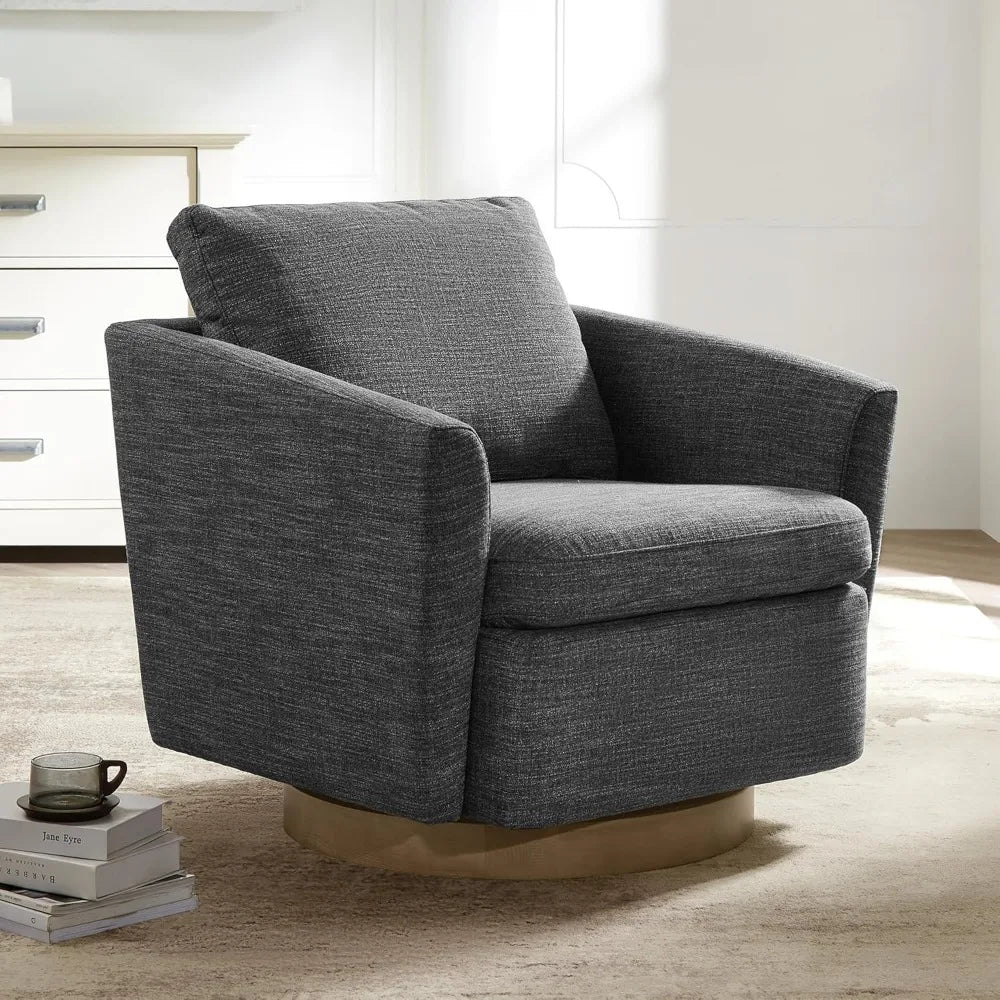 MKDK Swivel Accent Chairs Modern Performance Fabric