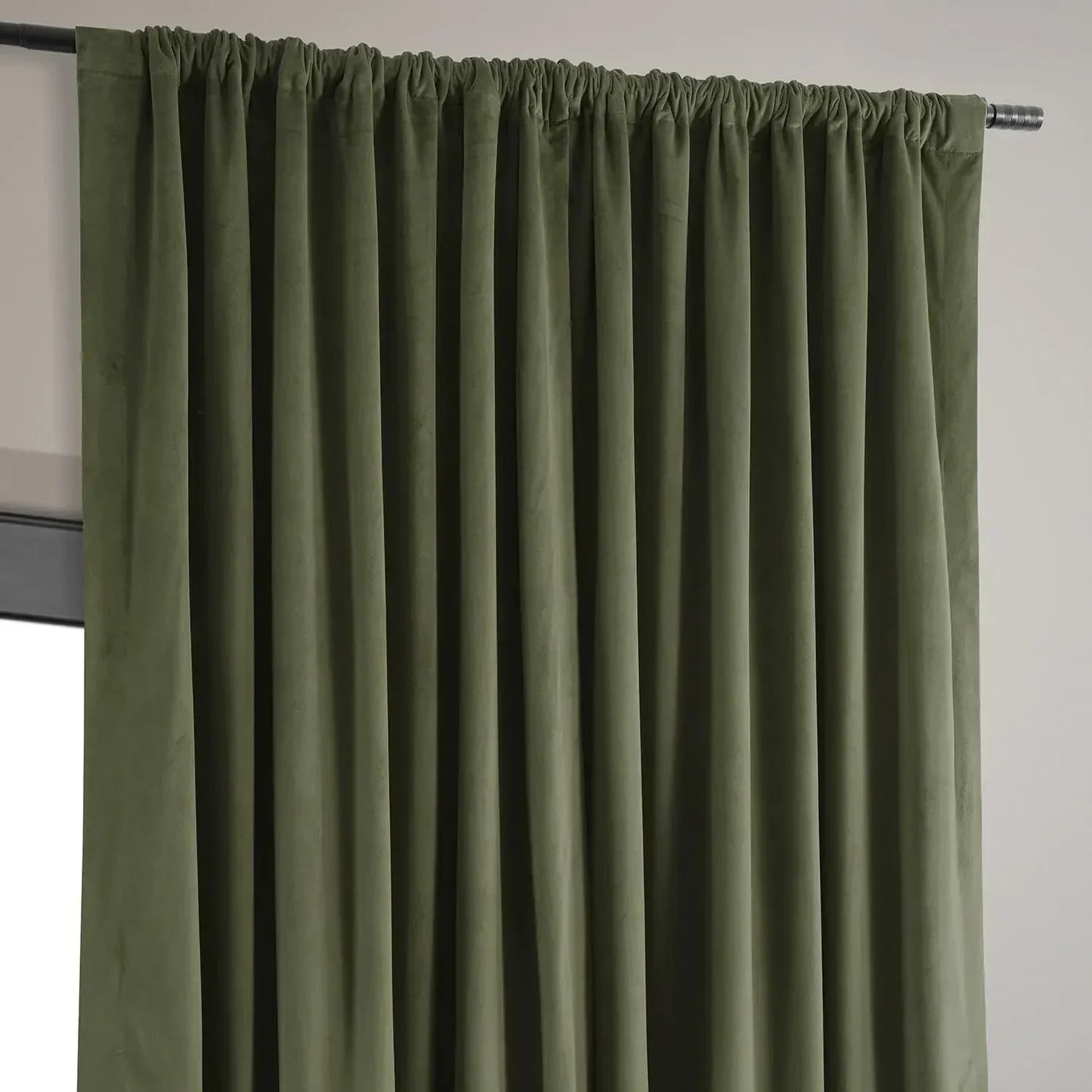 XMSJ Velvet Thermal Blackout Curtains For Living Room