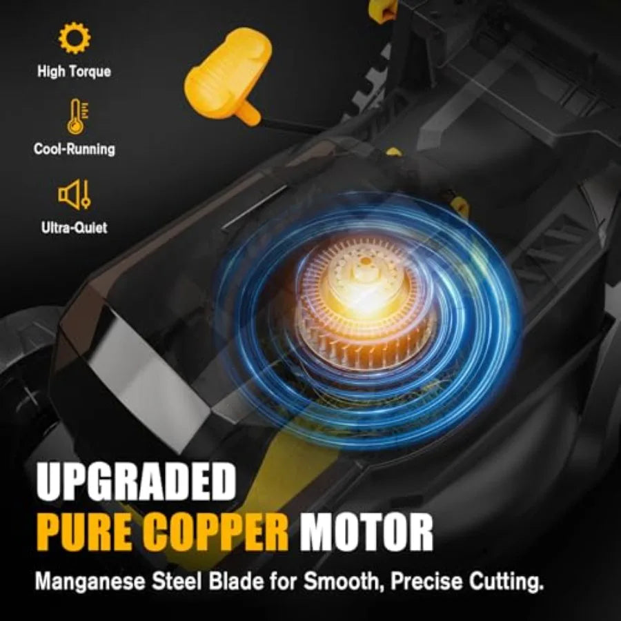 Cordless Lawn Mower Compatible With 20V MAX Battery