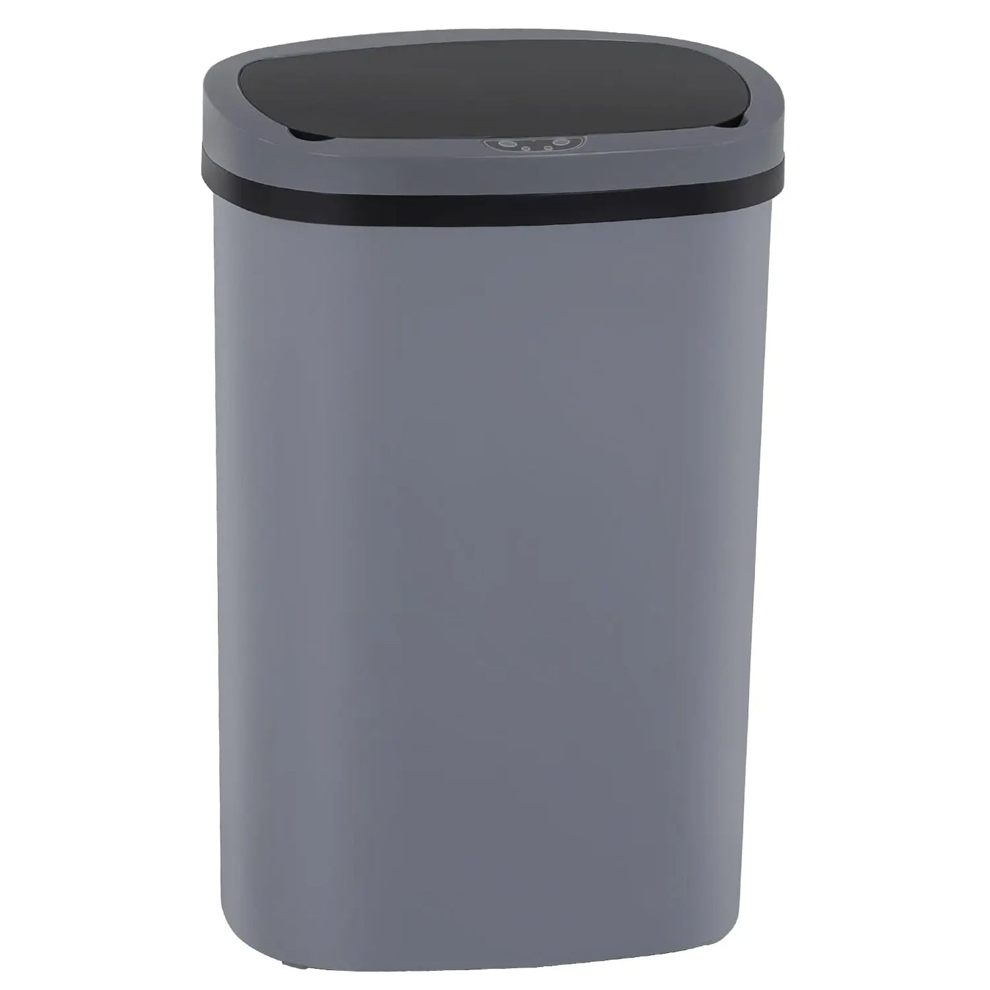 13 gallon kitchen trash can with lid automatic trash can, kitchen bedroom bathroom office waterproof trash can