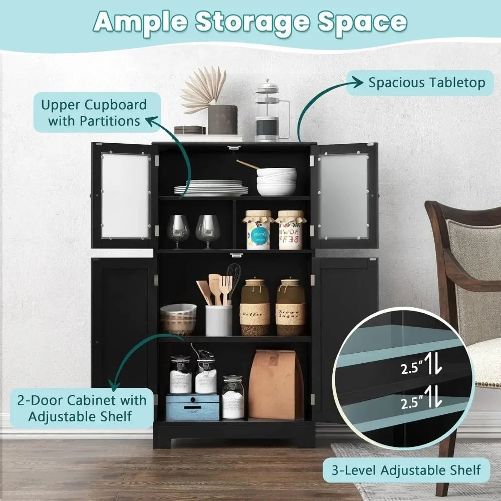 Guangbai Bathroom Storage Cabinet Organizer With Doors