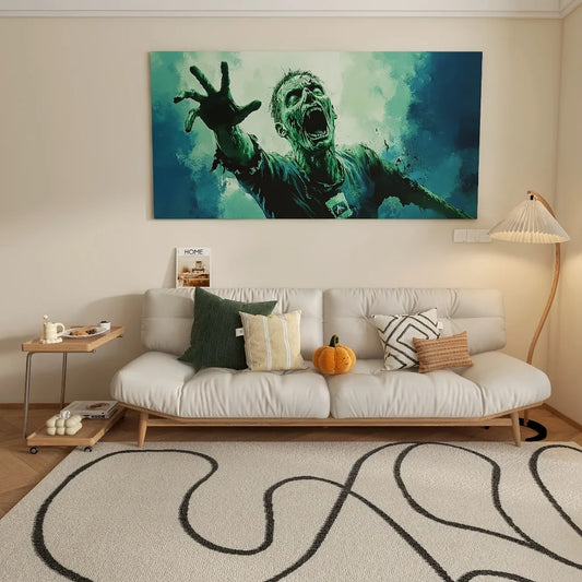 Hign-concerned Zombie Crisis Art Canvas Living Room Decor