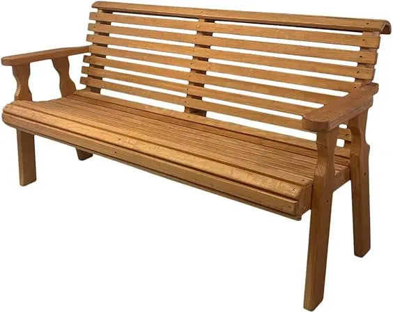 Dafify Amish Outdoor Roll Back Bench Heavy Duty Patio