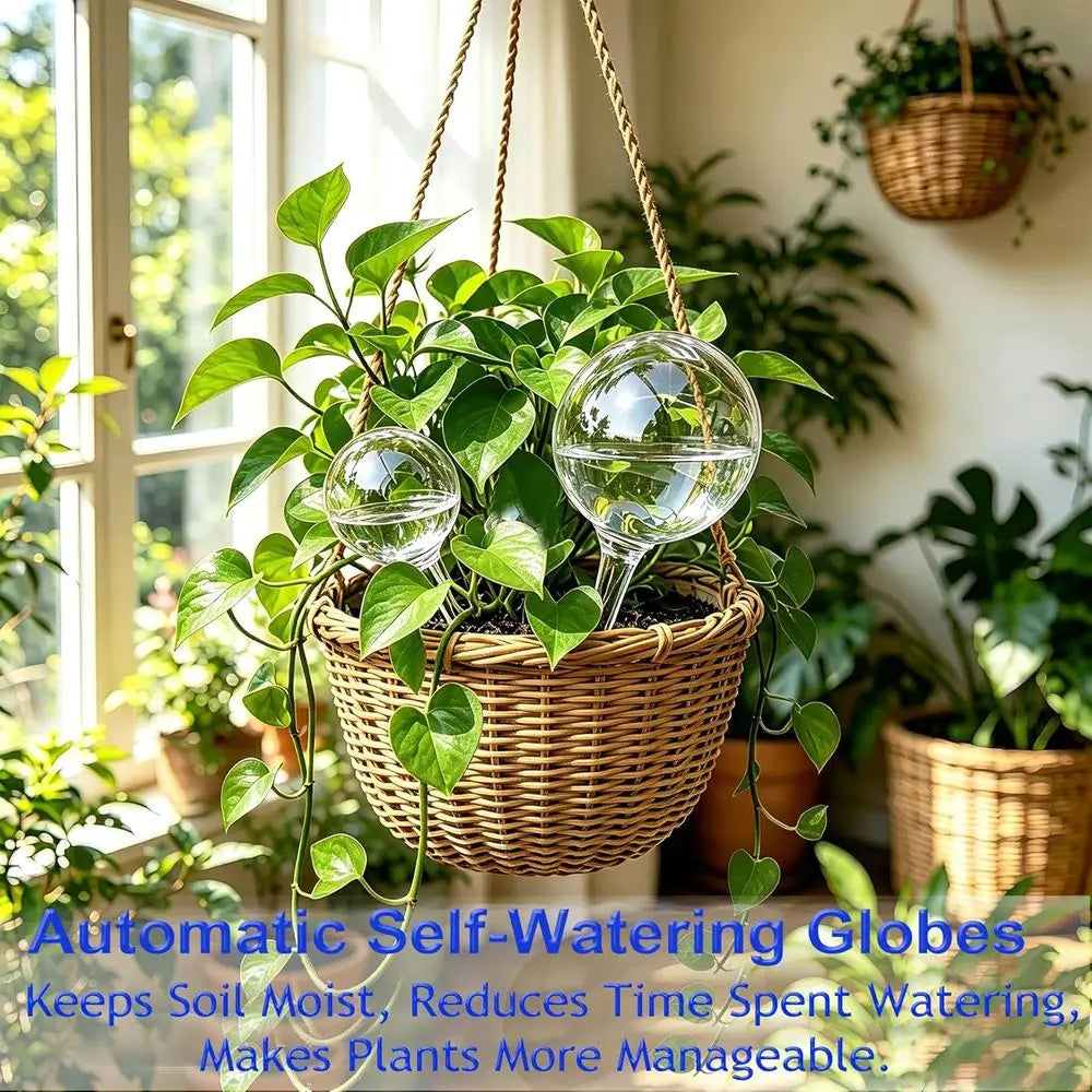 Clear Plastic Self-Watering Bulbs for Indoor Outdoor Plants