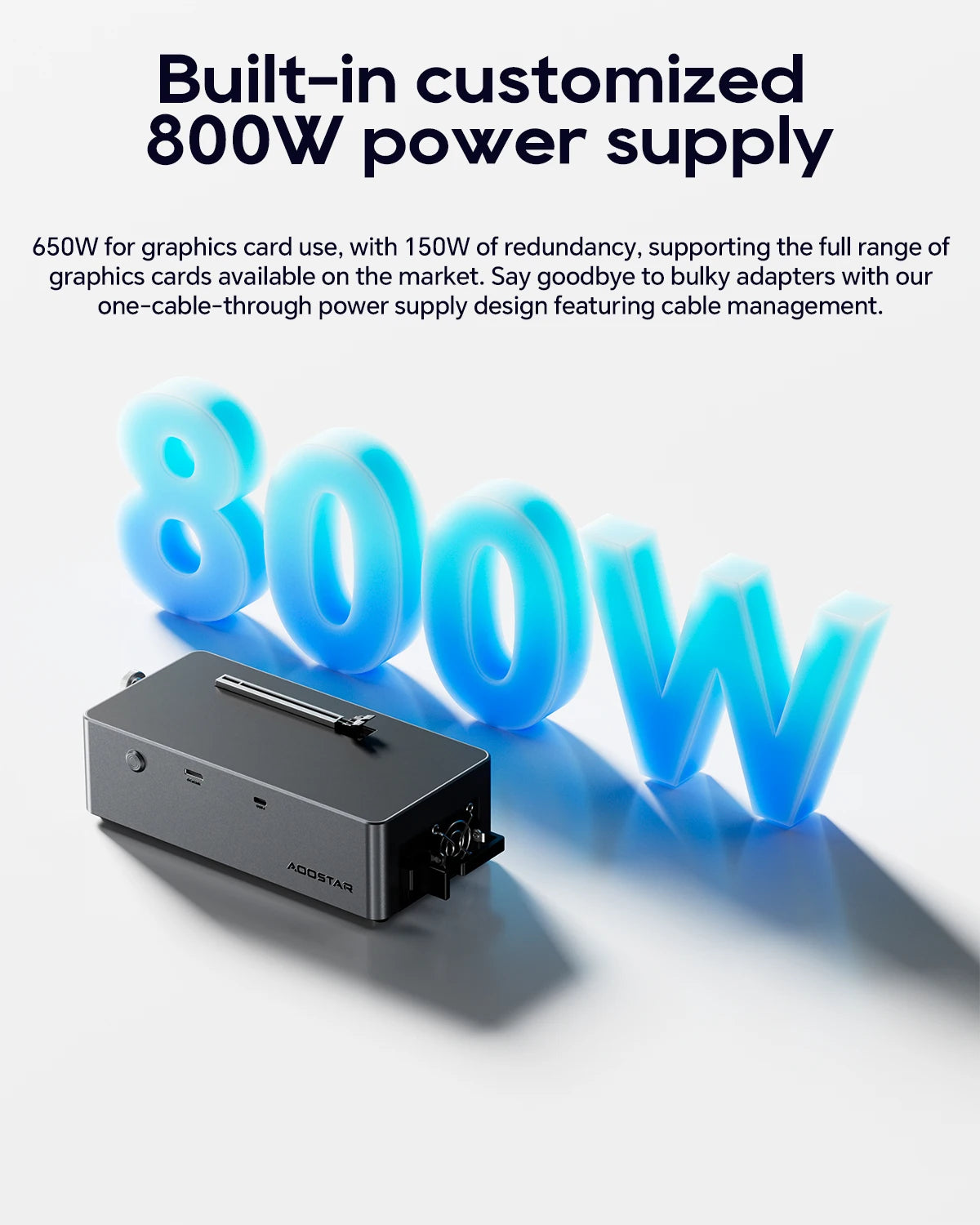 GTBOX AOOSTAR AG02 EGPU Dock With OCuLink USB4 Port