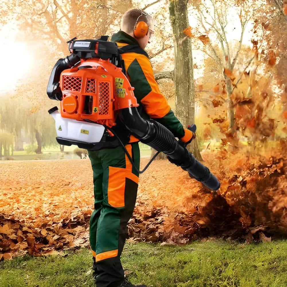 Hign-concerned 80CC Backpack Gas Leaf Blower 900CFM