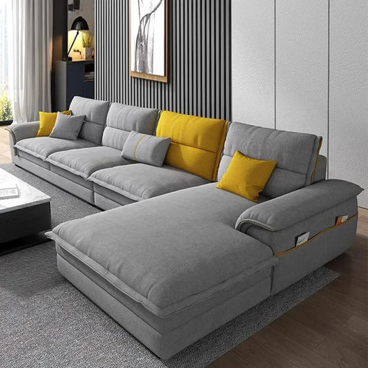 Storage Relax Puff Sofa Sectional Velvet Home Furniture