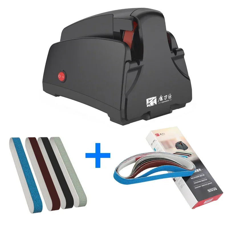 TAIDEA Electric Knife Sharpener With 120/320/600/1000 Grit Belts
