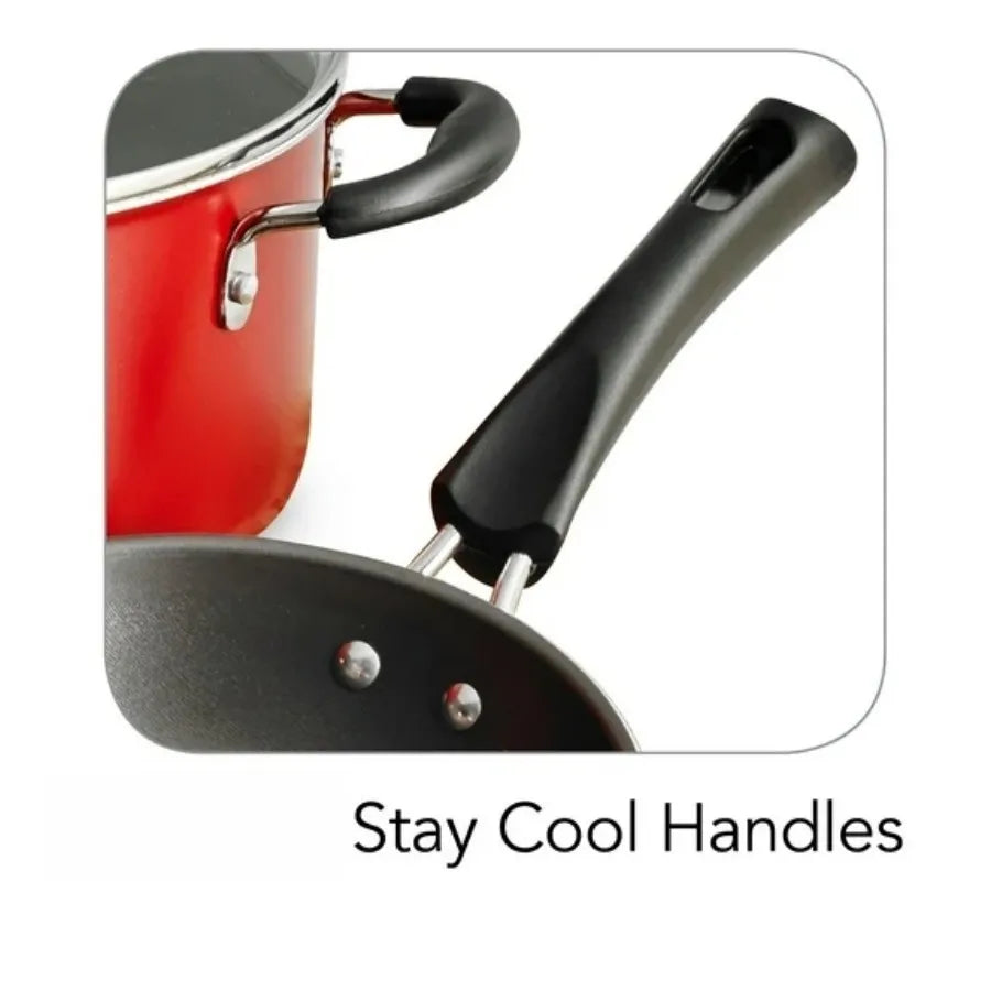 Nonstick Cookware Set With Pots And Pans For Everyday Cooking