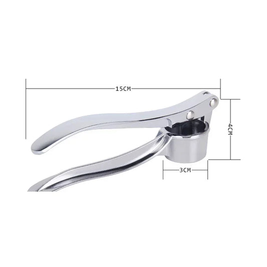 Stainless Steel Garlic Press Smasher Mincer Manual Crusher Kitchen Tool