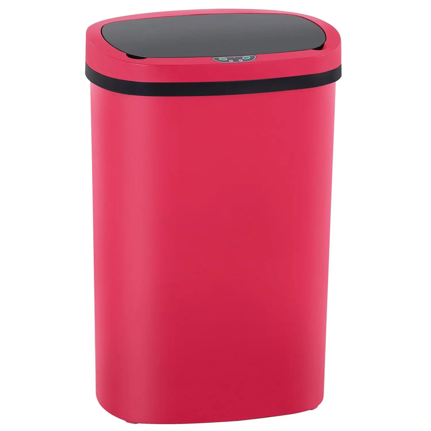 13 gallon kitchen trash can with lid automatic trash can, kitchen bedroom bathroom office waterproof trash can