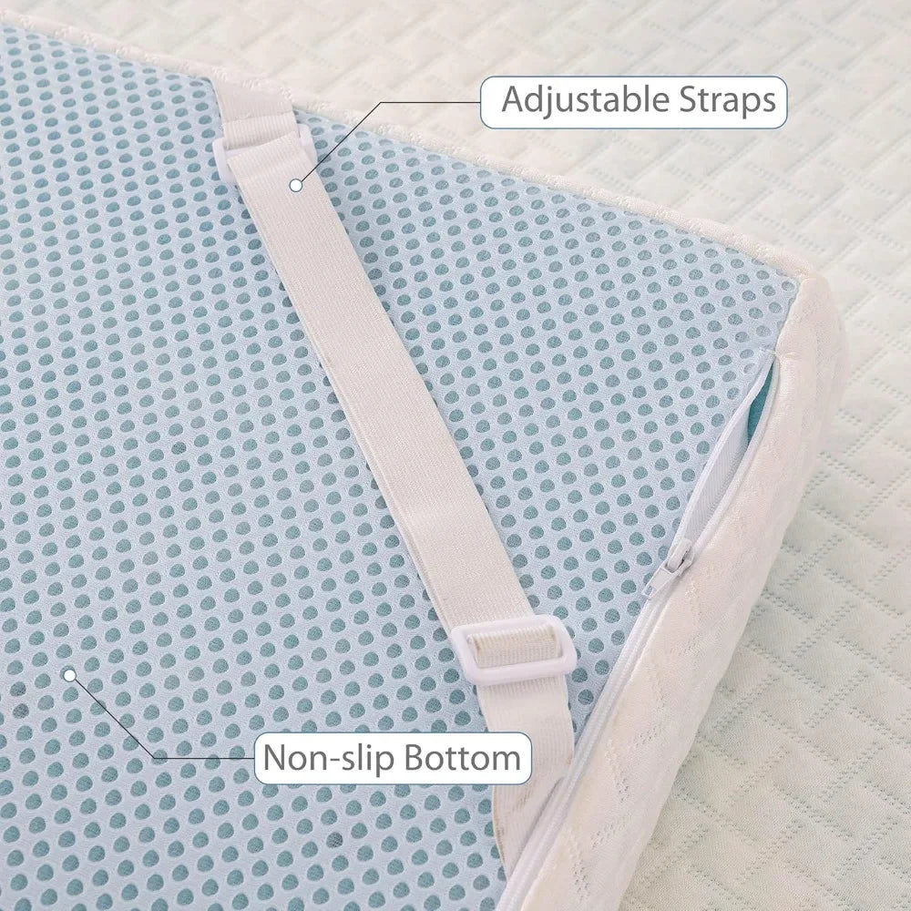 High-concerned Gel Memory Foam Mattress Topper With Removable Cover