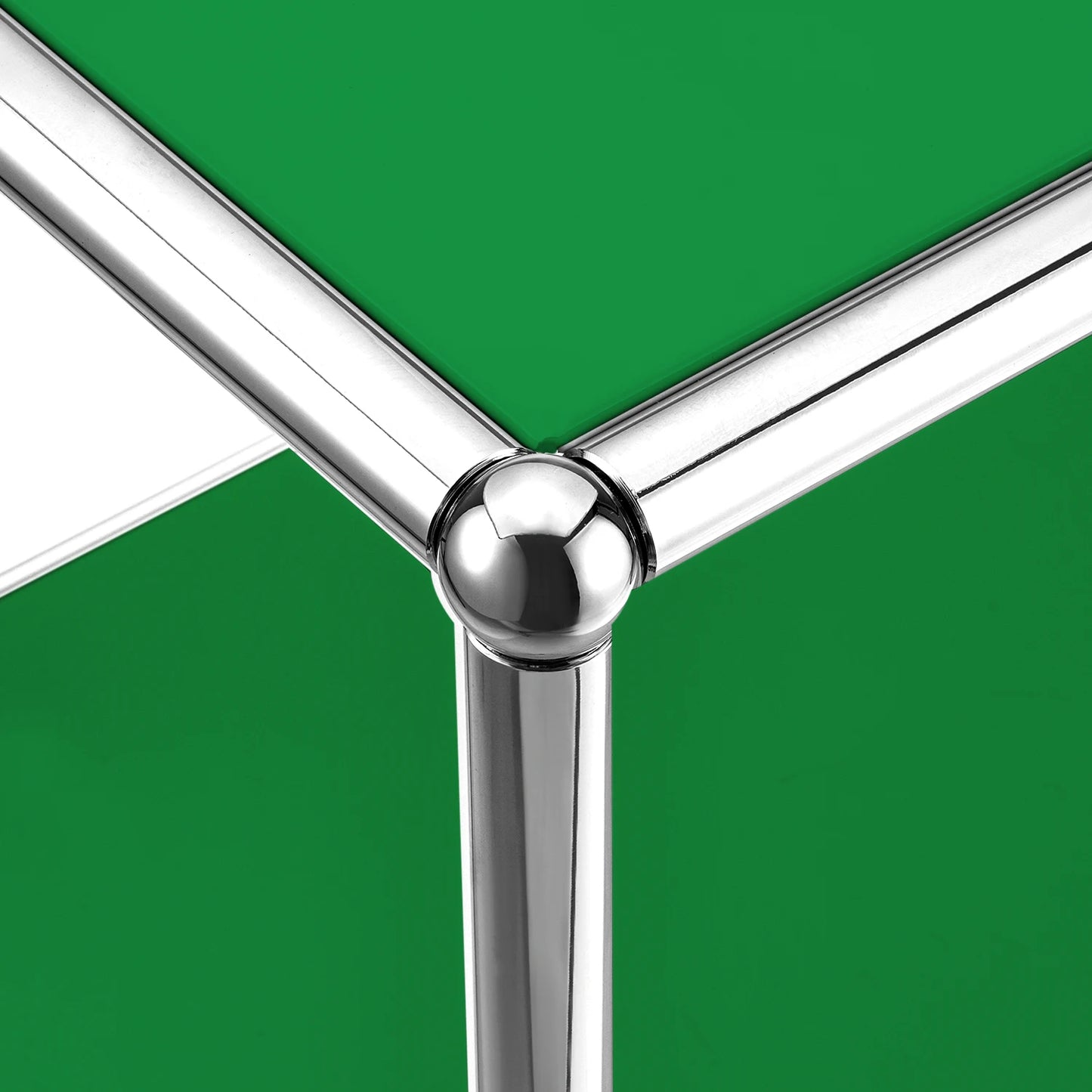 Bedside Storage Cabinet Organizer with Stainless Metal Nightstand and Door & Bookshelf For bedroom Living Room Study Room