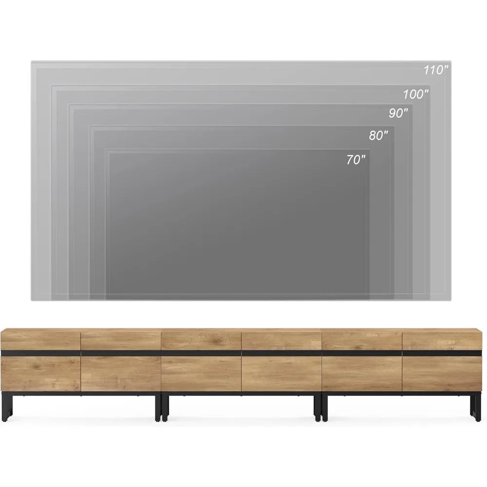 DAFIFY Modern TV Stand 3 In 1 Entertainment Center Storage