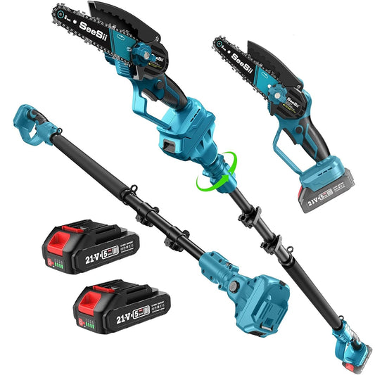 Seesii 2 In 1 Cordless Pole Saw And MiniChainsawPro