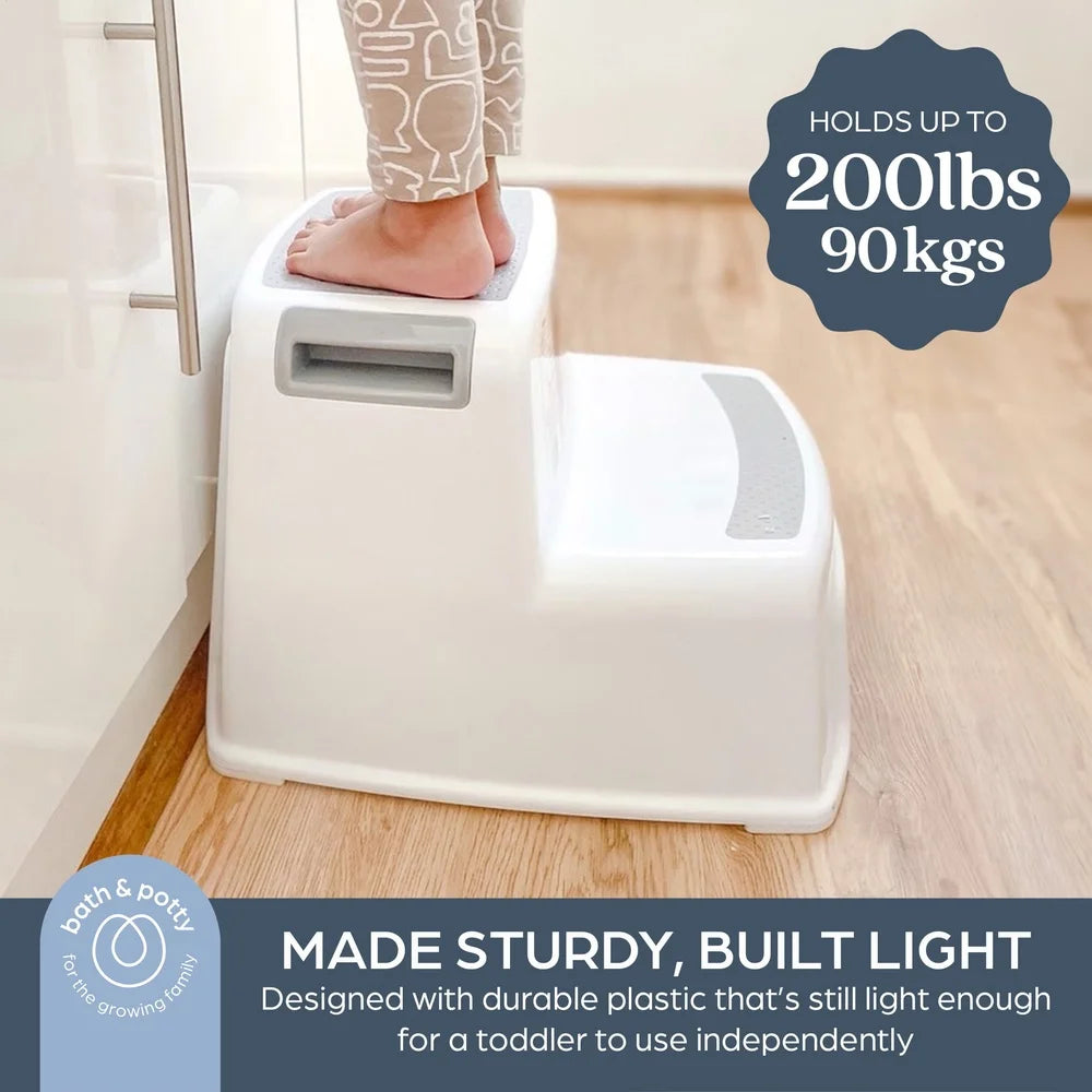 XMSJH Lightweight Non Slip Step Stool For Kids Bathroom
