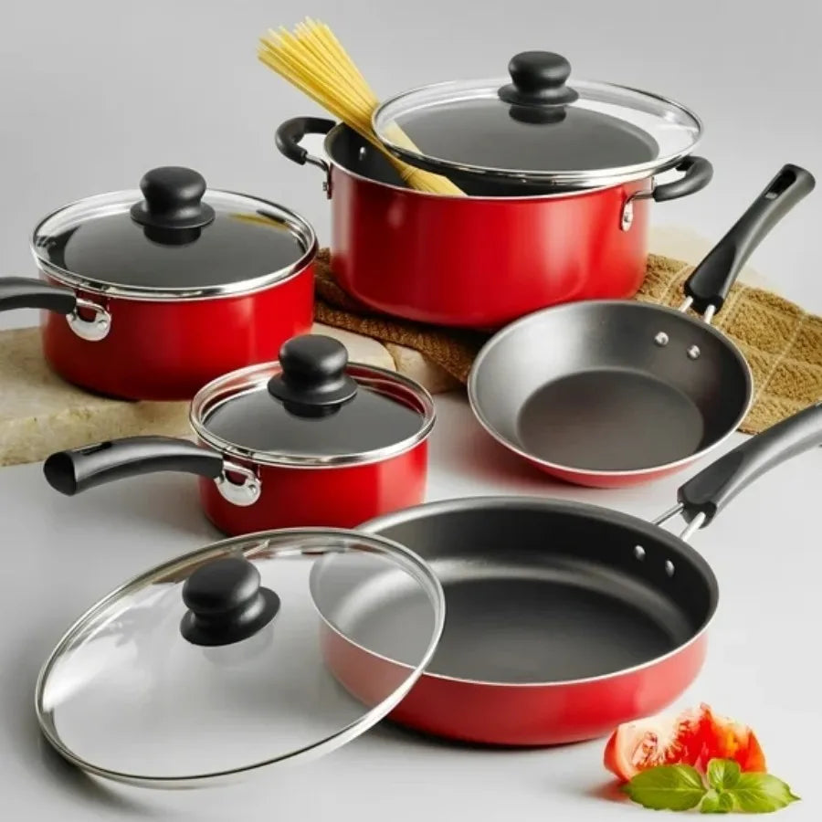 Nonstick Cookware Set With Pots And Pans For Everyday Cooking