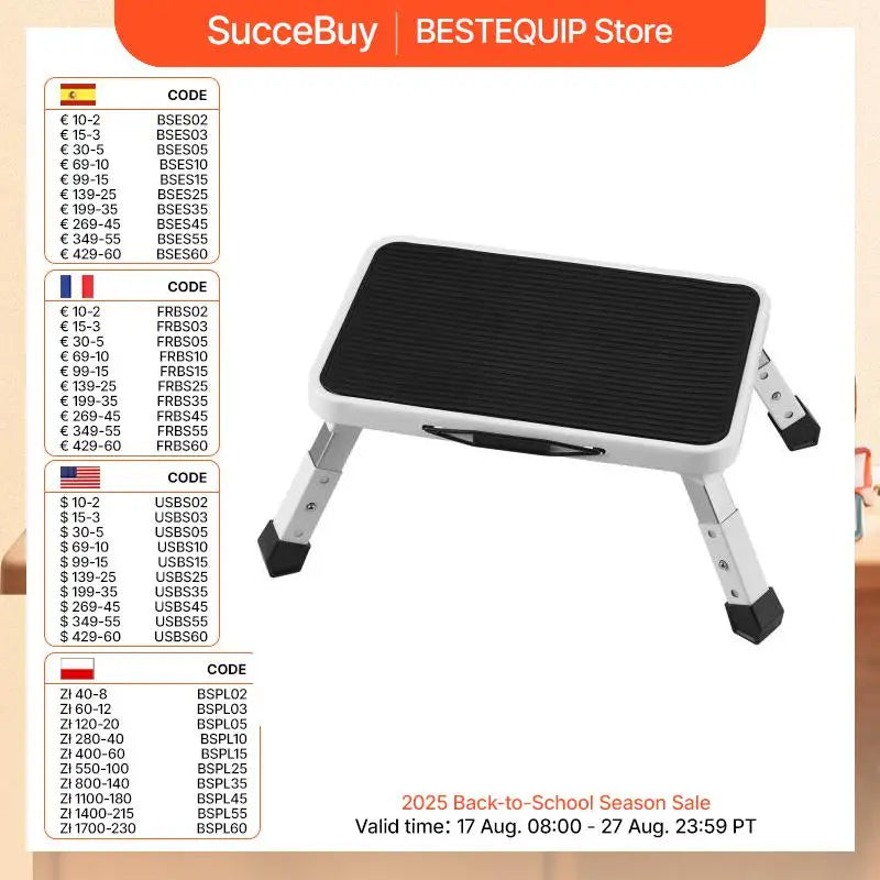 Big Boss Step Stool Adjustable Non Slip 330 Lb Capacity