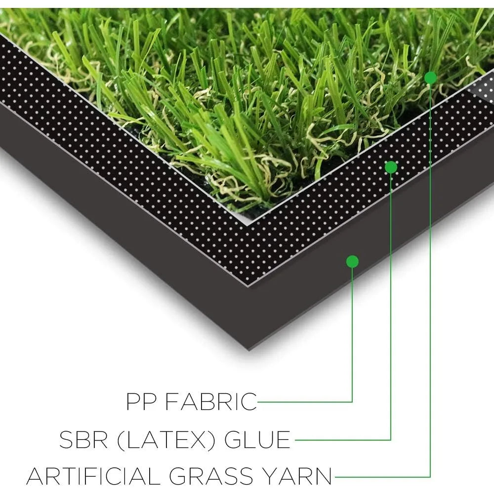 XMSJ Artificial Grass Deluxe Turf for Indoor Outdoor Pets