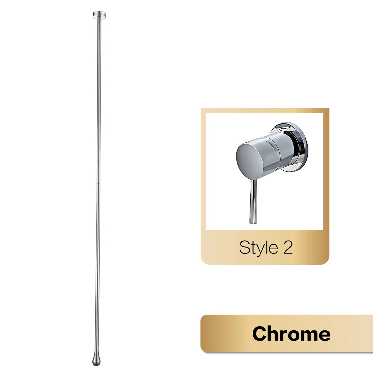 Aitana Luxury Brass Bathroom Faucet Two Hole Wall Mounted