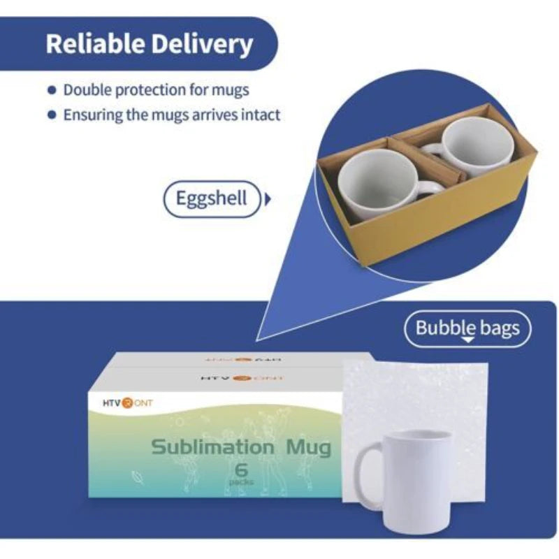 Big Boss Home and Garden Sublimation Mugs Set Classic Blank