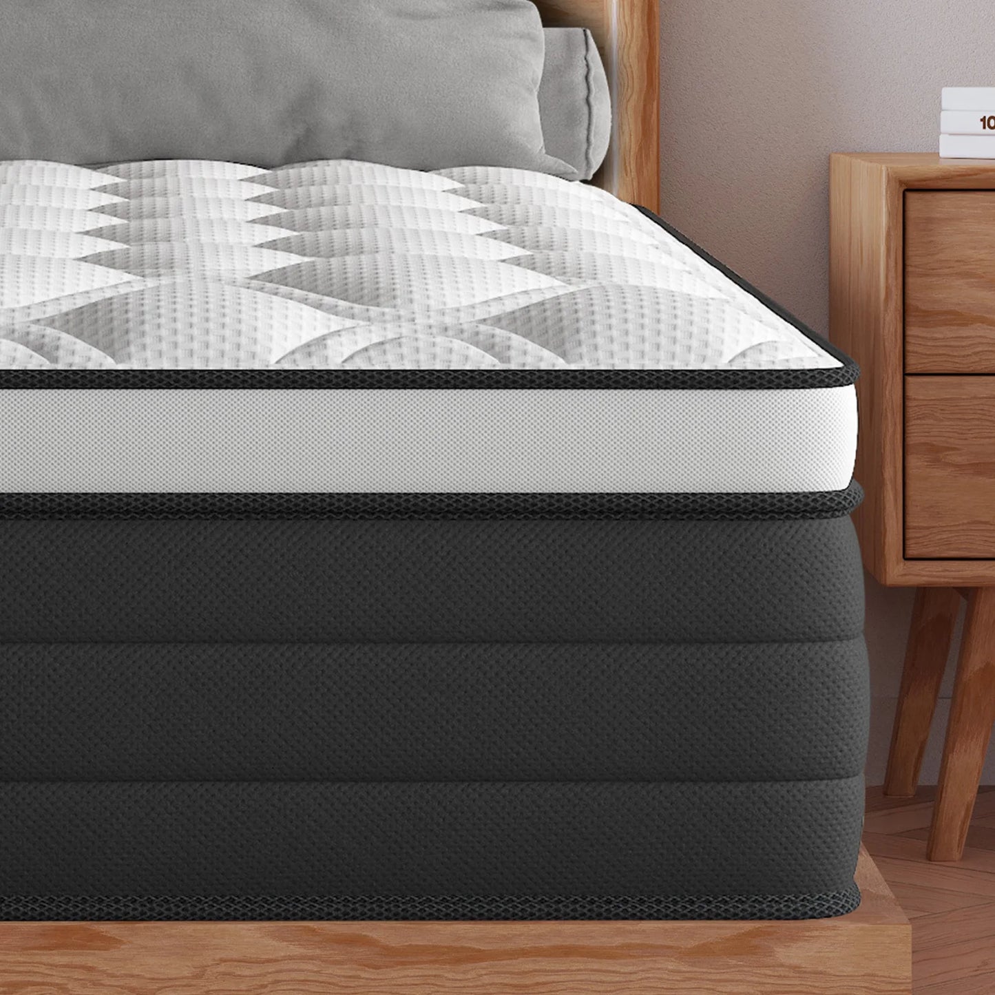 SweetloveCN Hybrid Memory Foam Mattress In A Box With Lumbar Support