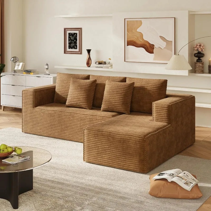 U Shape Sectional Sofa With Storage Chaise And Sleeper