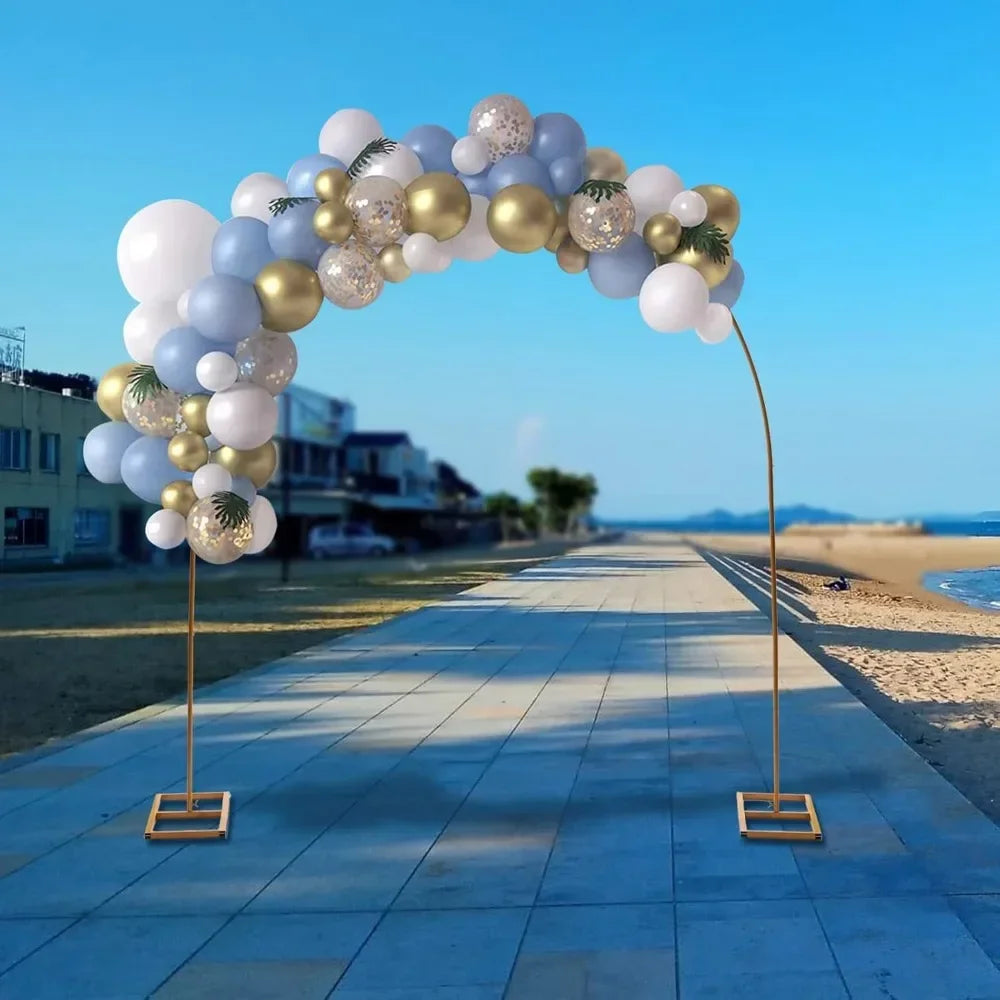 NONECN Metal Wedding Arch Backdrop Balloon Stand Decor