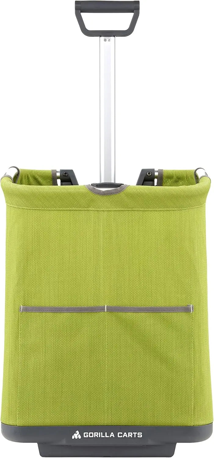 Collapsible Garden Cart 150-Pound Capacity Lightweight Aluminum Folds Flat