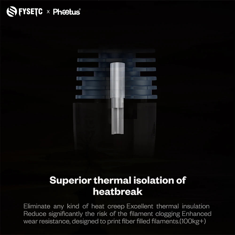 Phaetus Rapido /Rapido V2 /Rapido plus /Rapido plus V2 1.75mm Hotend HF UHF Faster printing High Speed Heating 3D PRINTER part