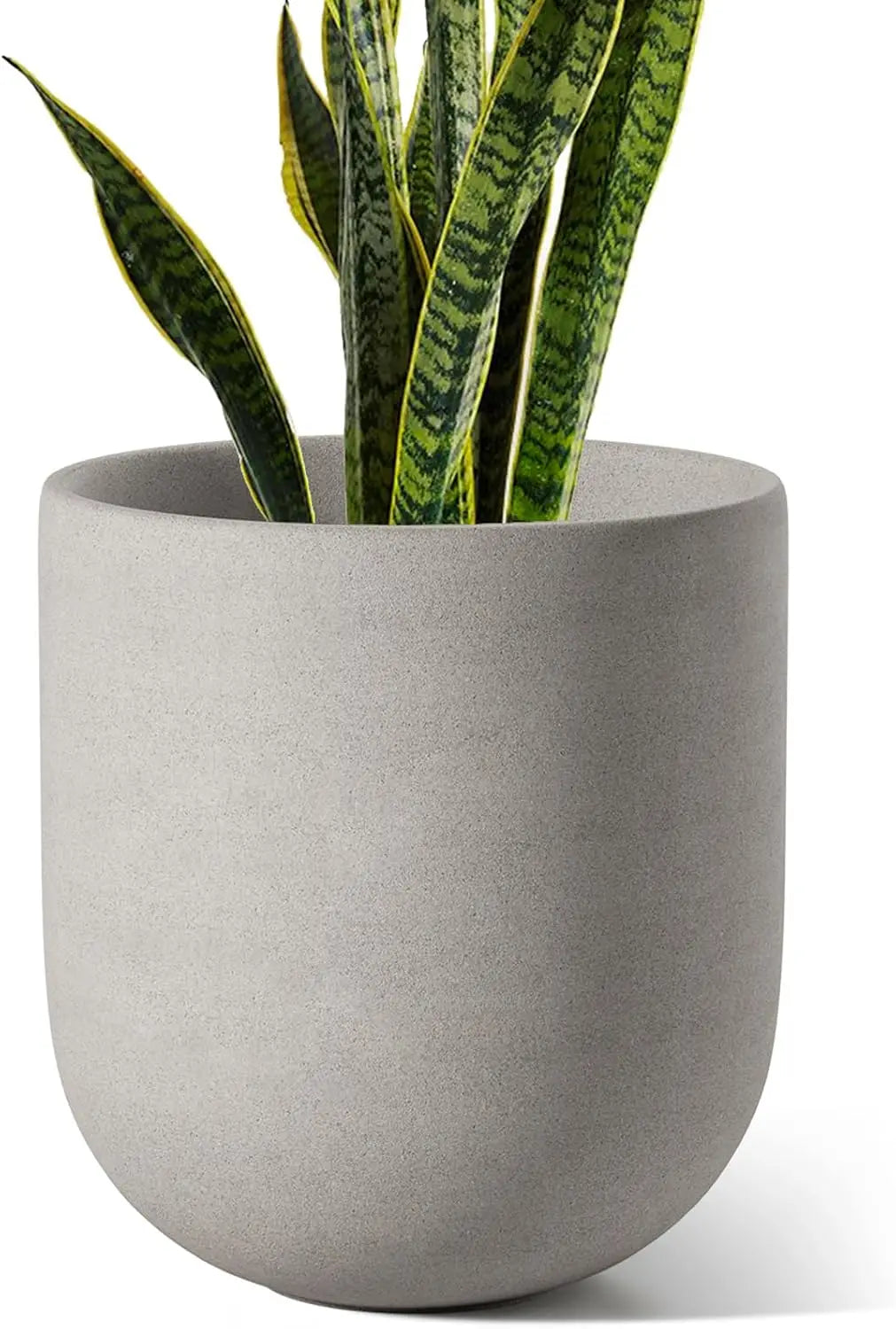 Porcelain Plant Pot With Drainage Hole And Rubber Plug